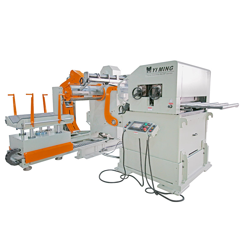 Alimentador de alisador desbobinador 3 em 1 linha de estampagem