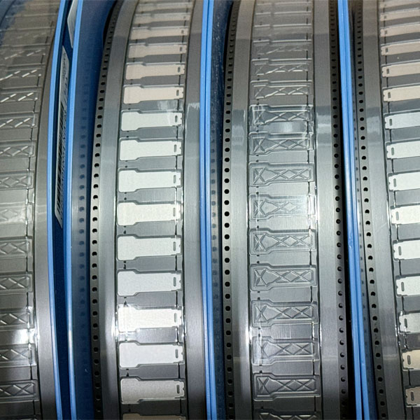 Folha de contato da placa de proteção da bateria, abas de aço folheado a níquel