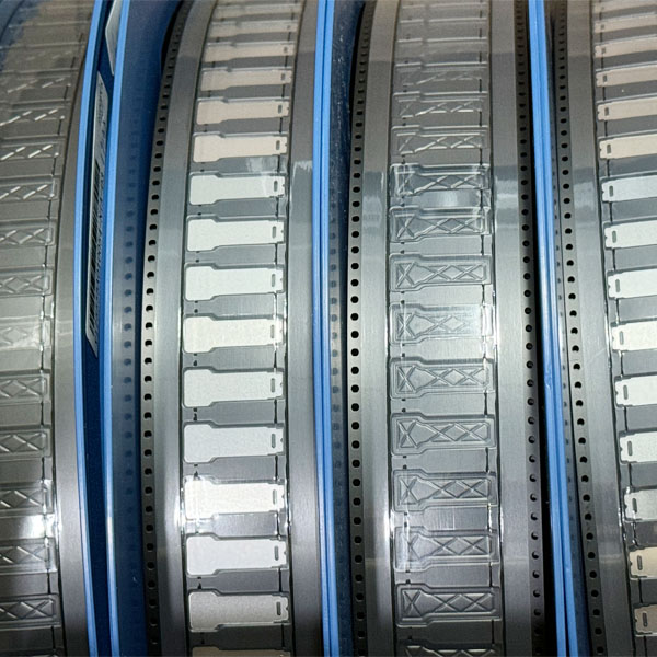 Folha de contato da placa de proteção da bateria, abas de aço folheado a níquel