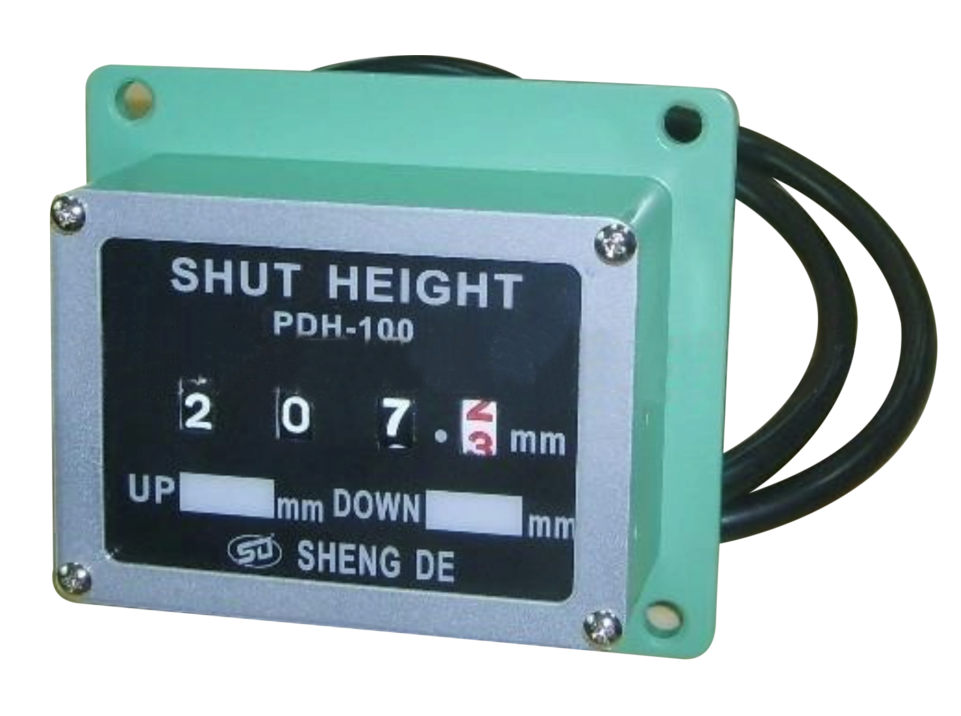 Indicador de altura de fechamento da máquina de prensa de alta velocidade
